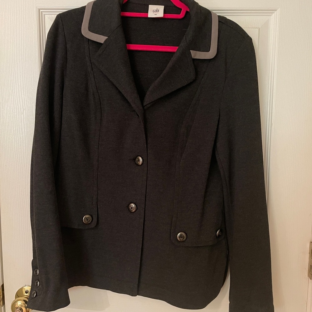 CAbi Charcoal Women's Blazer